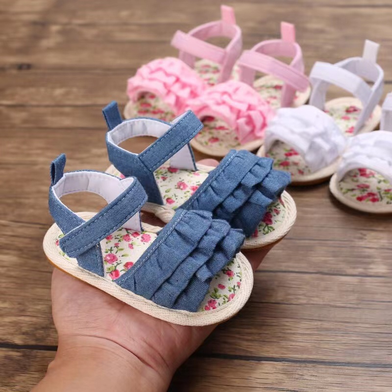 HappyOliver D46 RAELYN RUFFLE Sepatu prewalker bayi dan anak perempuan newborn 3-18 bulan