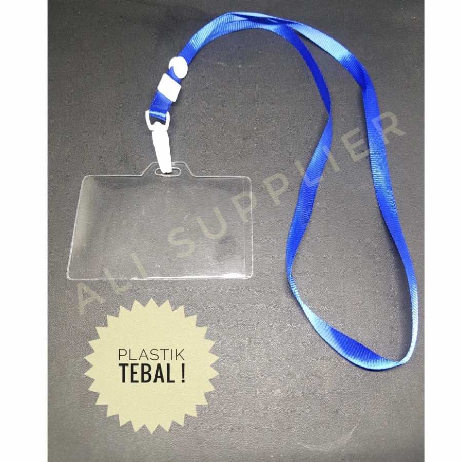 SET PLASTIK ID 1 SET KARTU NAMA + TALI DIJAMIN MURAH / NAME TAG PANITIA / TALI NAMETAG / TALI ANGGOTA / TALI TANDA PENGENAL + ID CARD / TALI ID CARD/ TEMPAT ID CARD PLASTIK / PLASTIK TEMPAT KARTU / TALI DAN TANDA COVER ID CARD