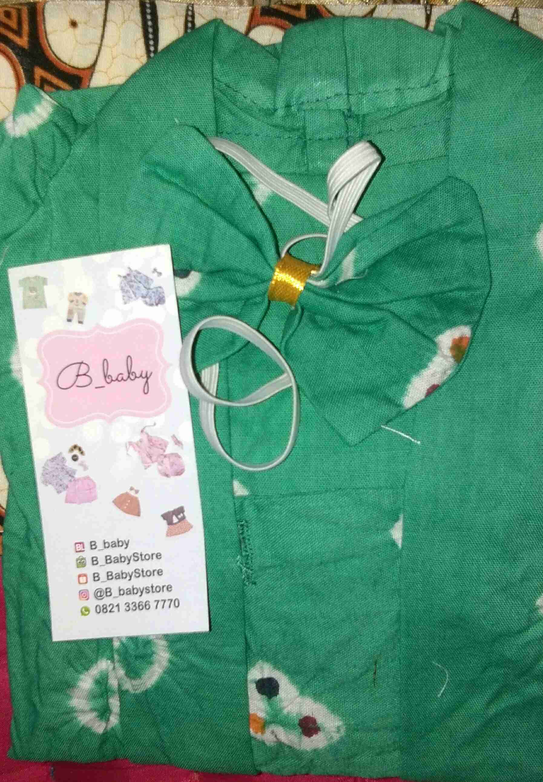 Kebaya Kutubaru Anak - Jumputan Ori | Kebaya Batik Anak | Baju Sekolah Anak | Kebaya Jumputan Ori