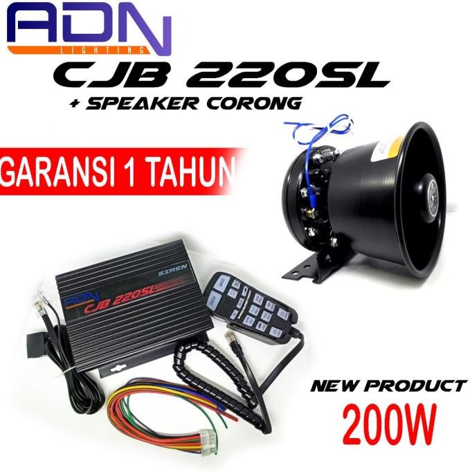 Sirine Cjb 220Sl Polisi Ambulan 200 Watt Toa Corong Not Landun Senken