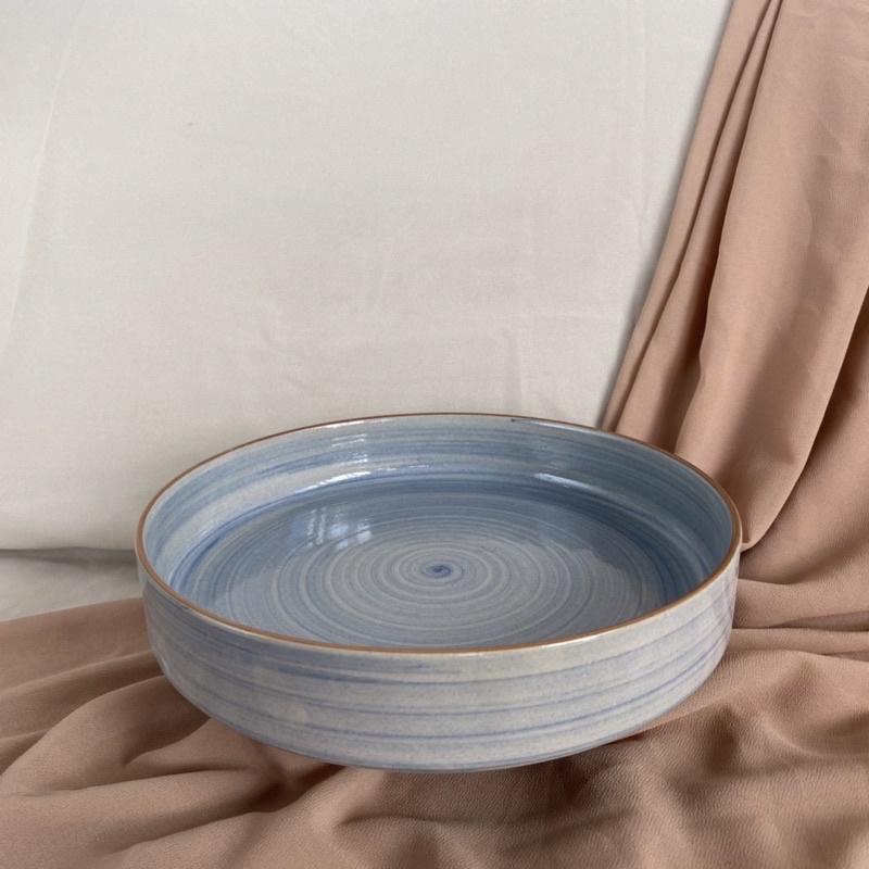 Piring Keramik Salad Bowl Plate