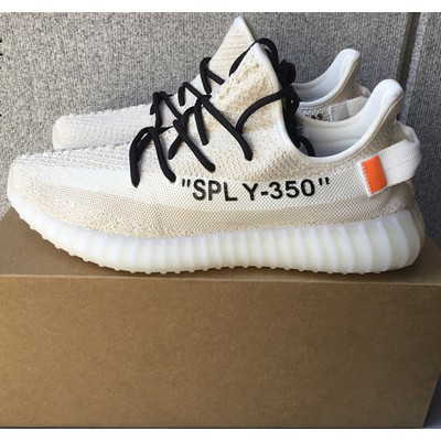 Ready Stock 100%original Adidas YEEZY 350V2 x OFF-WHITE beige limited edition | Shopee Indonesia