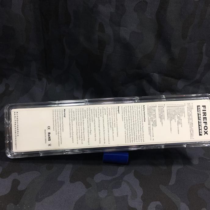 BARANG BARU Batere Baterai Airsoft Firefox Lipo 1200 mAh 20c Lilin Slim for MP5 AK