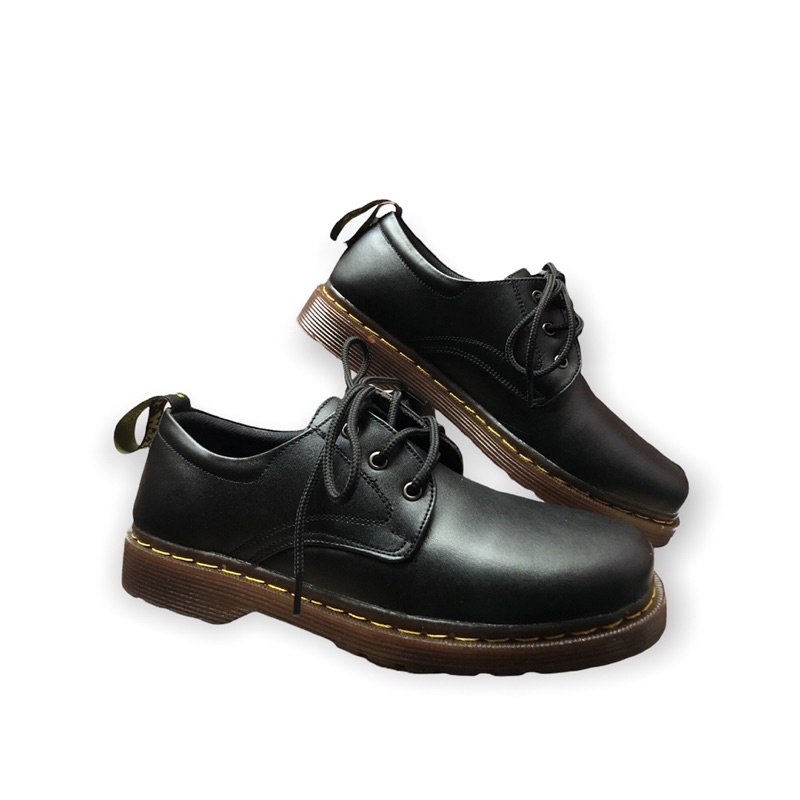 Sepatu Low Boots Formal Pria Original Kulit sepatu pria docmart unisex dokmart low dokmart kulit sepatu kantor / kerja sepatu Sepatu low boots work dockmar pria  (unisex) pantofel kasual kerja kantor dan formal