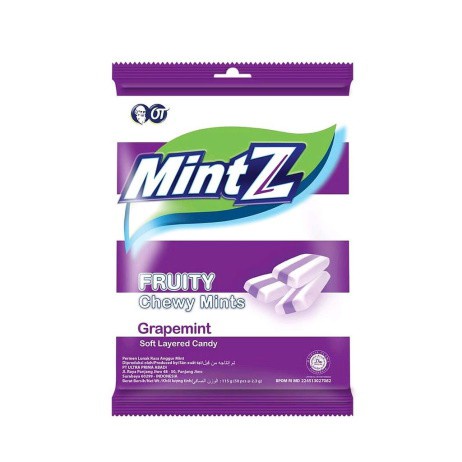 PERMEN MINTZ SOFT CANDY CHERRYMINT / GRAPEMINT