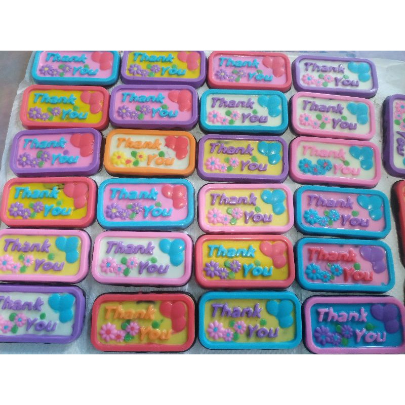 

Coklat souvenir thank you per pack isi 10 pcs
