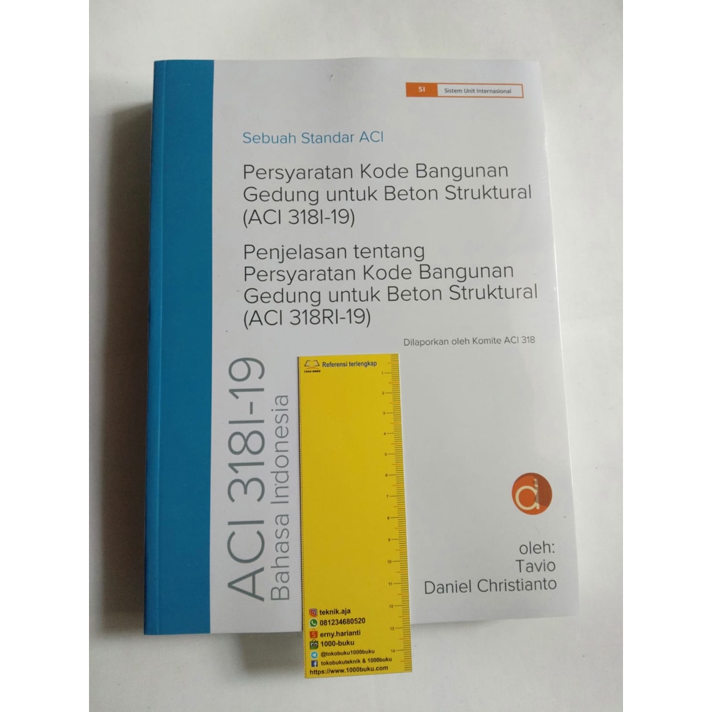 Jual Buku Persyaratan Kode Bangunan Gedung U Beton Struktural (ACI318I ...