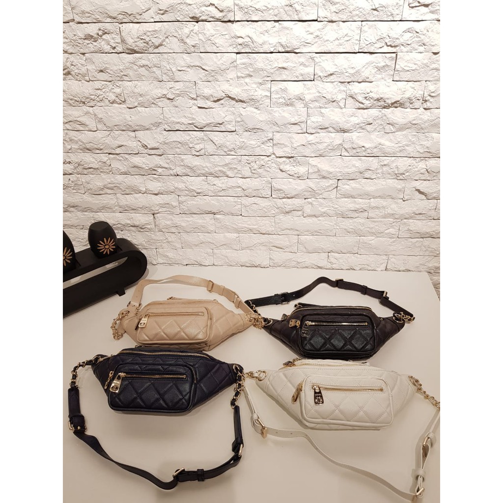NEW 13 - FASHION CH WAIST BAG CALFSKIN
