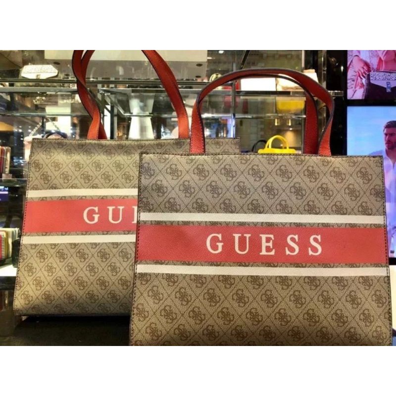 7.7 SALE |  GUESSS Monique Logo Printed Tote
