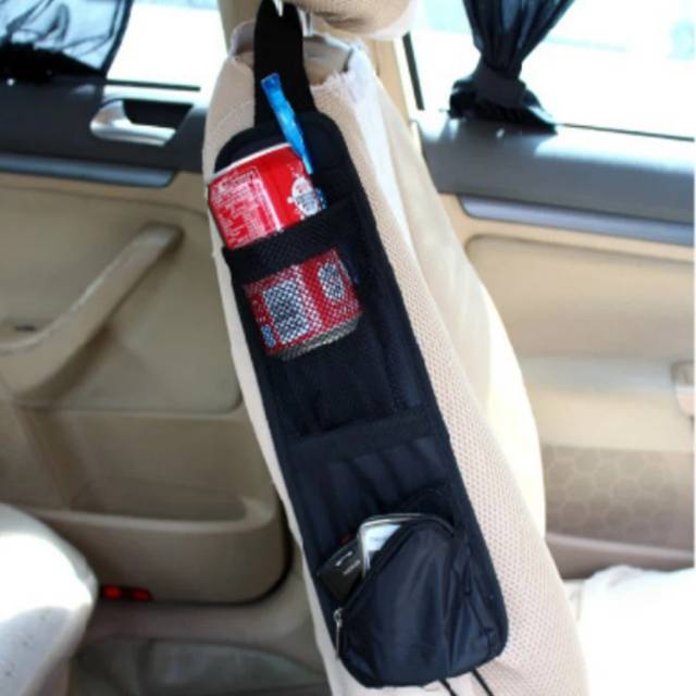 Tas Penyimpanan Barang Saku Kantong Mobil Car Seat Storage Water Proof