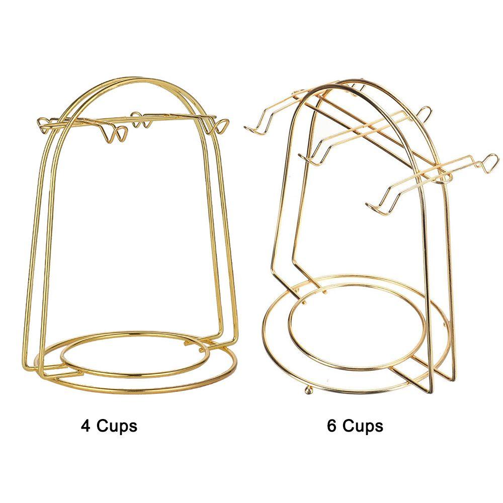 Wonder Cup Rack Home Drying Organizer Drainer Rak Pengeringan Dapur Organize Metal Mug Cups Stand