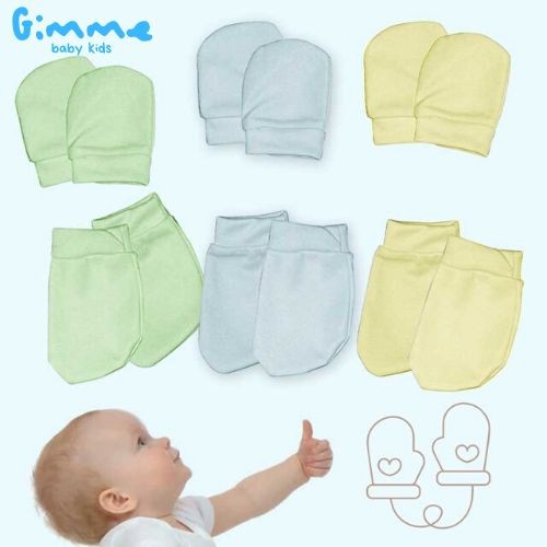  BELI  3 Set Sarung  Tangan  Bayi  GRATIS 3 Kaos  Kaki  Rib Bayi  