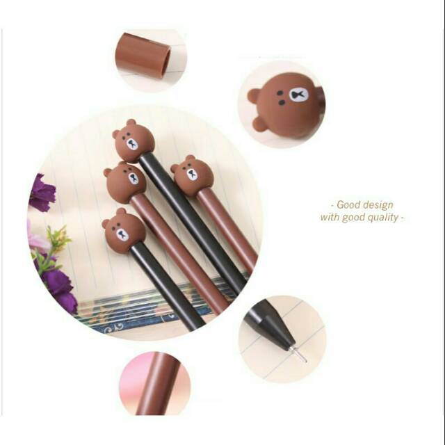 

Pulpen Gel Brown