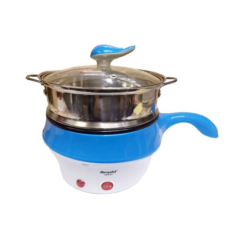 Arashi AES 01 Electric Steamer Panci Kukusan Listrik 200 W 0.8 Liter