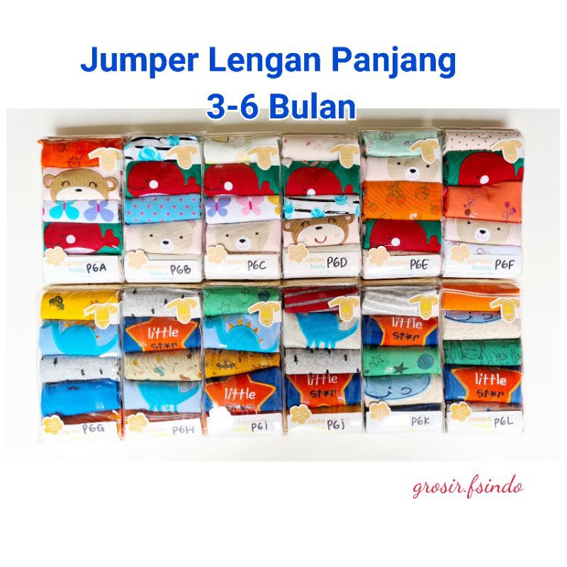 Jumper anak lengan panjang KODE P/Jumper 5in1/Jumper bayi 5in