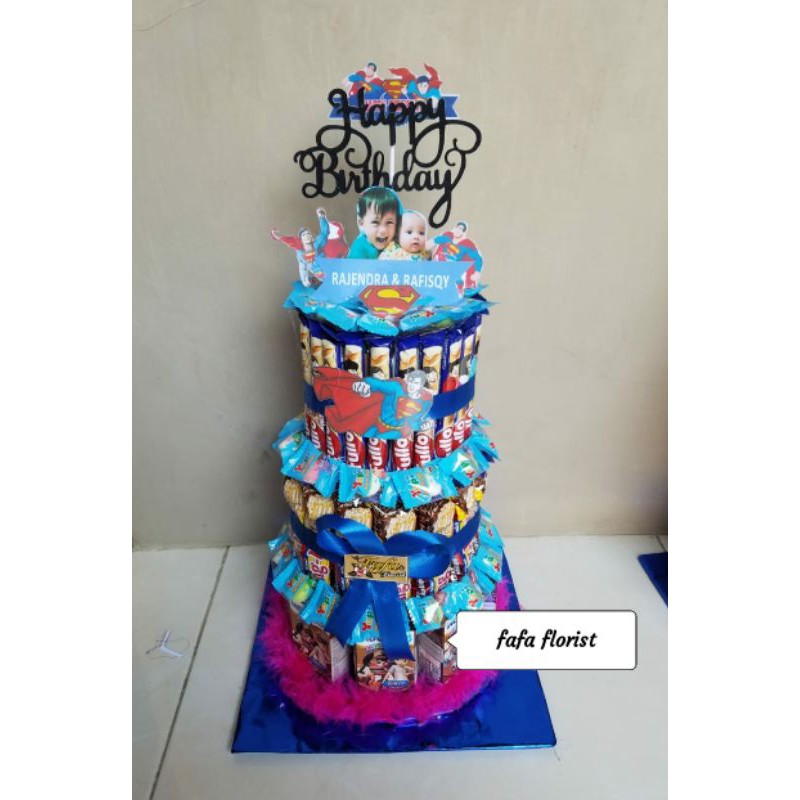 

snack tart /cake ulang tahun khitanan dll