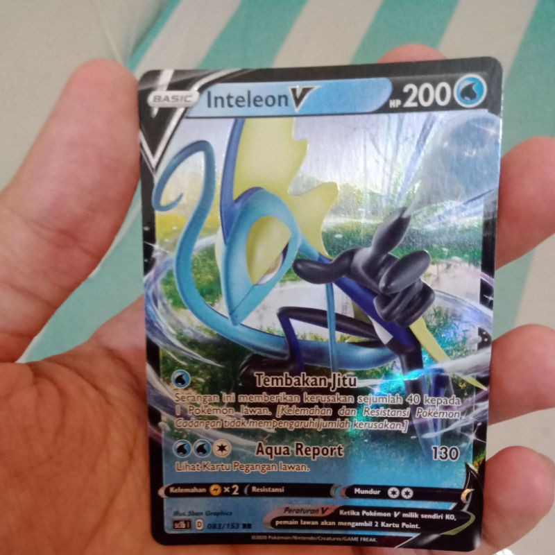 Kartu Pokemon Collect Card dari Pack Pedang Dan Perisai