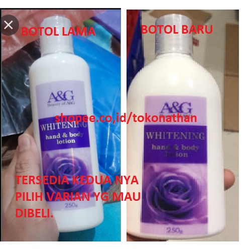 Hand and body LOTION A&amp;G / MUSK handbody whitening Botol Bulat / Botol Oval