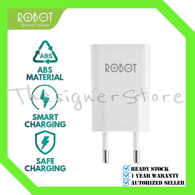 Kepala Charger ROBOT RT-K4 Original 5V 1A  - Garansi 1 Tahun