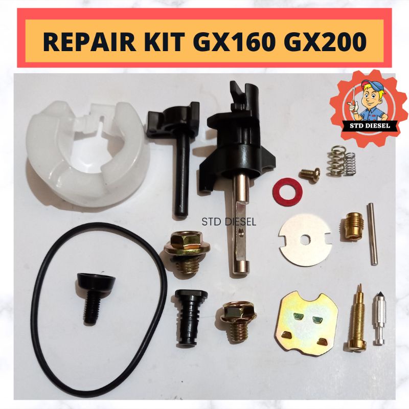 Repair Kit Carburator GX160 GX200 Mesin Honda Bensin Isi Carburator