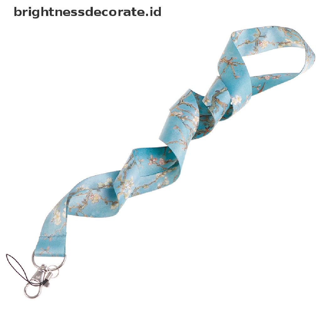 1 Pc Tali Lanyard Lencana Pemegang Kartu ID Ponsel Pass