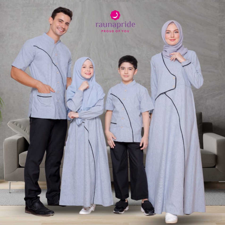 TERBARU - BAJU SARIMBIIT KELUARGA RAUNA SAR 275 BIRU