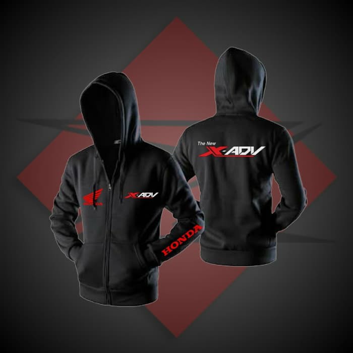 Jaket Hoodie Zipper Rider Honda X-ADV 250 #003 made by Zalfa