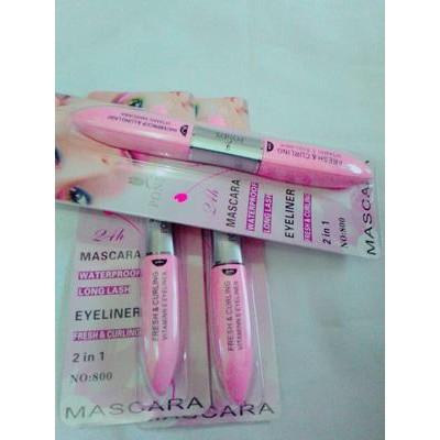 Mascara &amp; Eyeliner Pond's/ Mascara Pond's 2in1