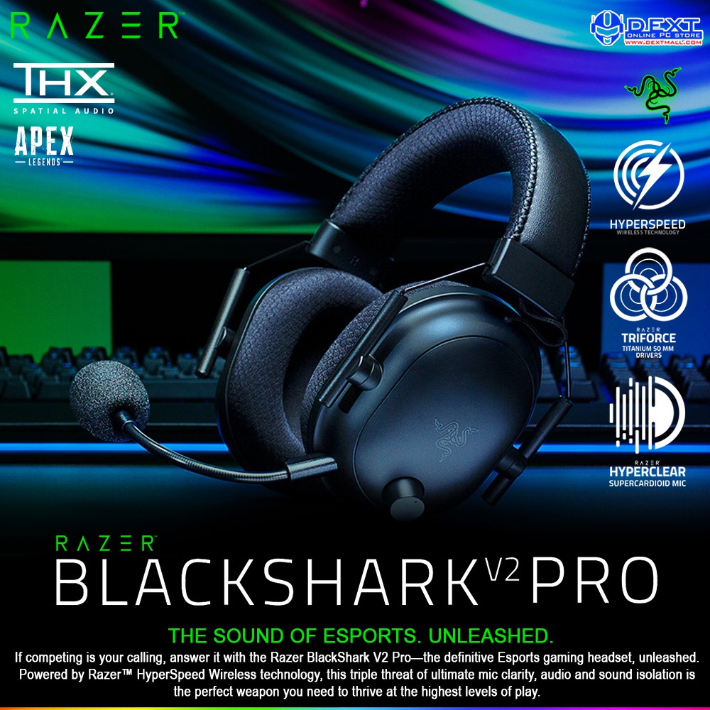 razer blackshark v2 pro wireless esports headset