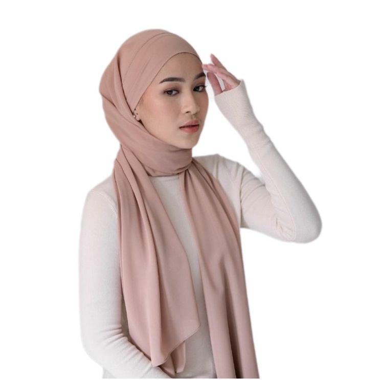 Pastan Malay terbaru pasmina Melayu super premium cerrutty baby doll hijab instan tali ikat belakang