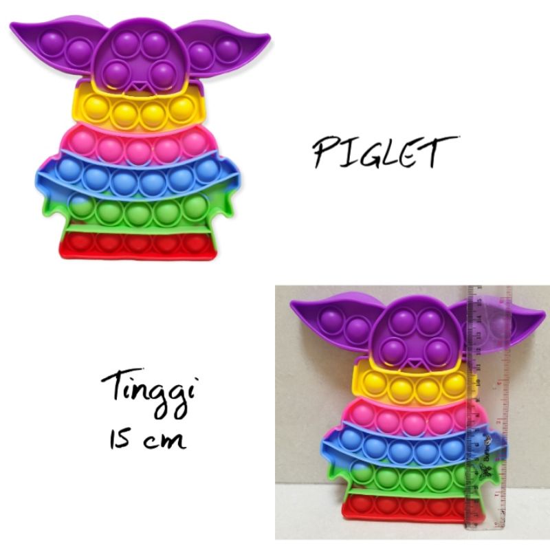 ( COD ) Mainan Anak Pencet Pop It Rainbow / Pop It Rainbow Murah / Mainan Pop It-8