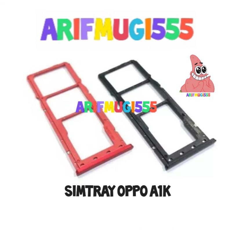 SIMTRAY SIM LOCK SLOT SIM TEMPAT KARTU OPPO A1K ORIGINAL