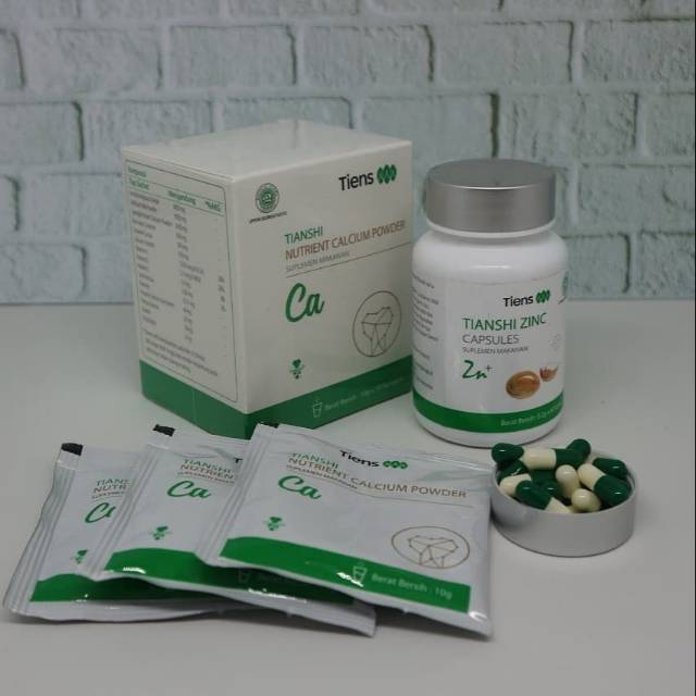 

PENINGGI BADAN TIENS ORIGINAL murah susu calsium NHCP dan zink penambah tinggi badan