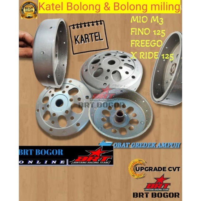 Mangkok ganda Custom KARTEL  Mio M3 S Z Soul GT 125 Xride 125 Fino 125 BRT BOGOR Produk original