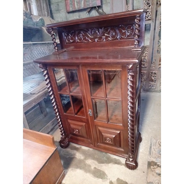 Lemari Bifet Jati Antik