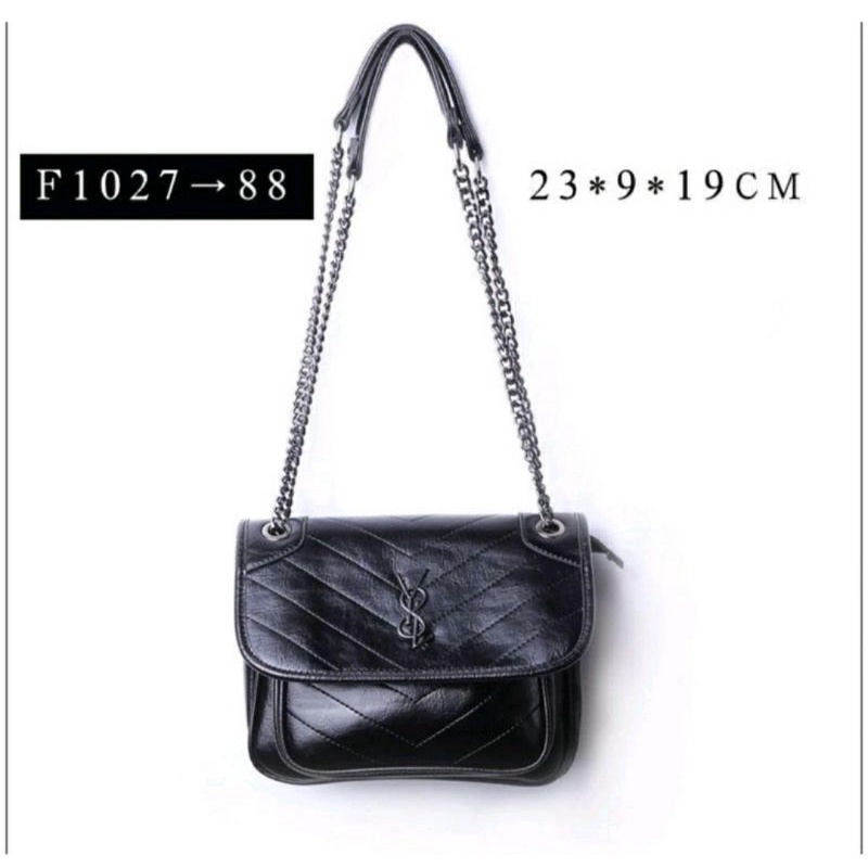 ysl sling bag import leather good quality