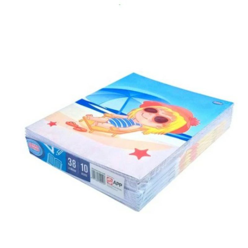 

Buku tulis sinar dunia 38 lembar isi 10 pcs