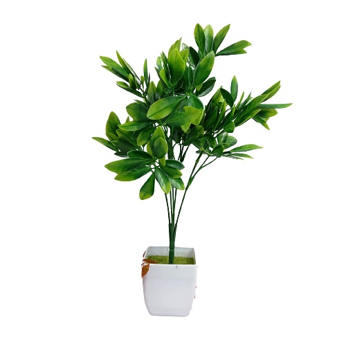 Pot Bonsai Daun Artificial Tanaman Bunga Hias Palsu Pajangan Dekorasi Ruangan Satu7an PBP38