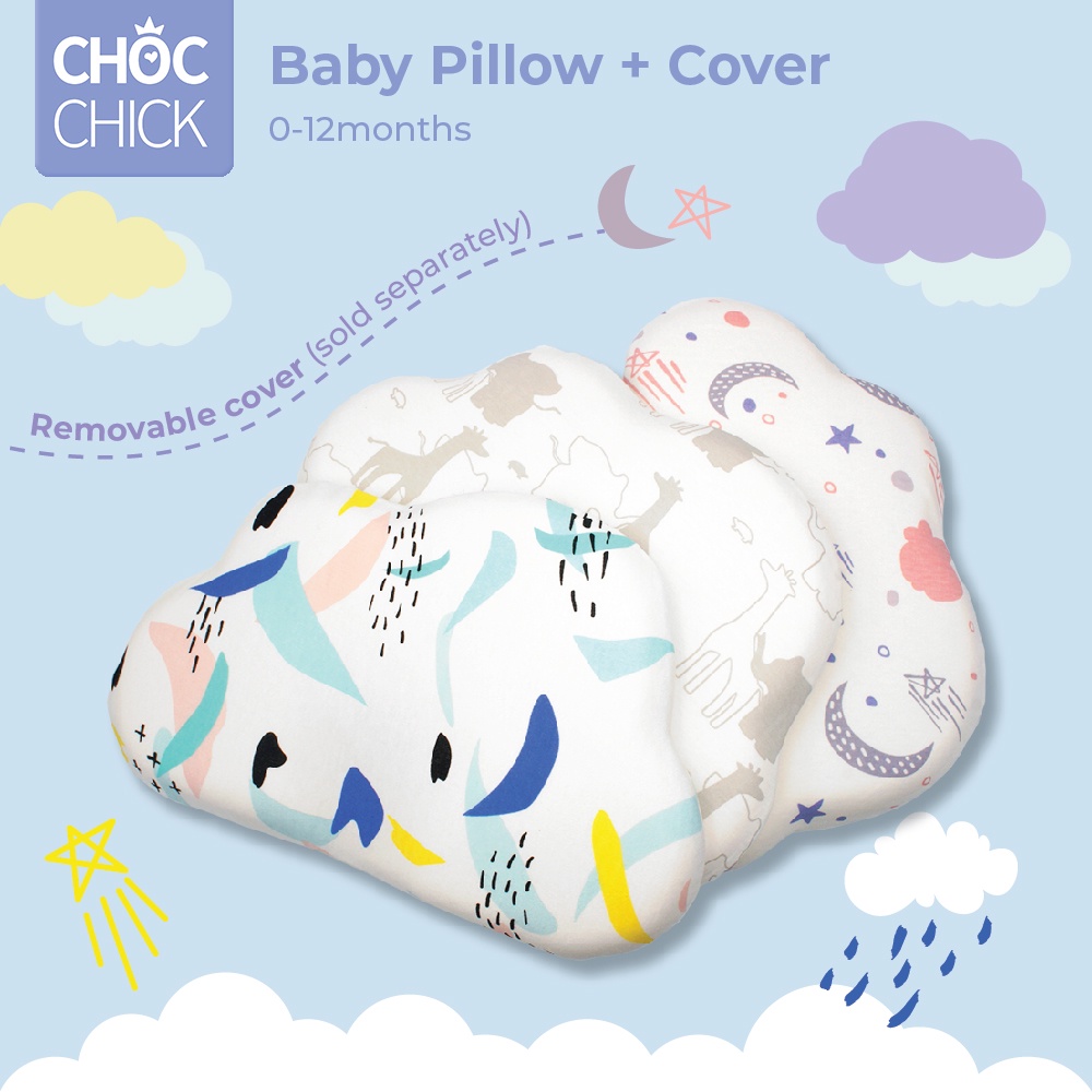 Choc Chick Memory Foam Baby Pillow Bantal Tidur Anak Bayi Anti Peyang Ergonomis