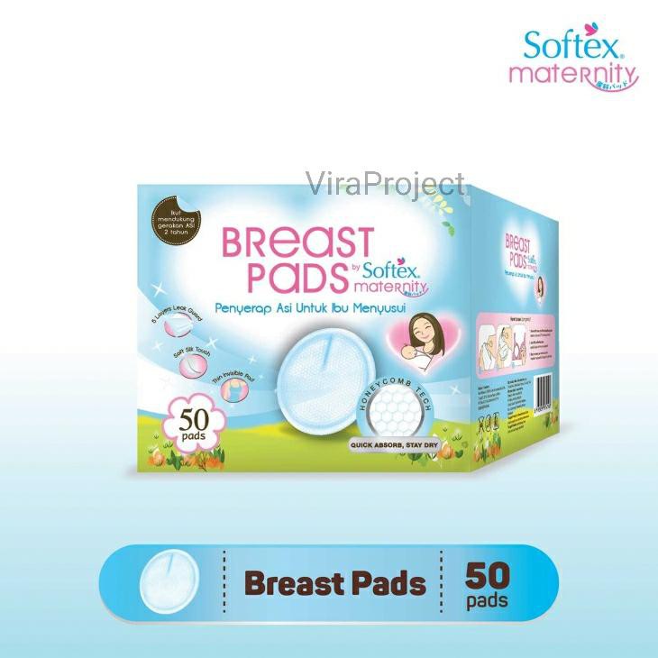 SOFTEX MATERNITY BREAST PADS 50 PADS