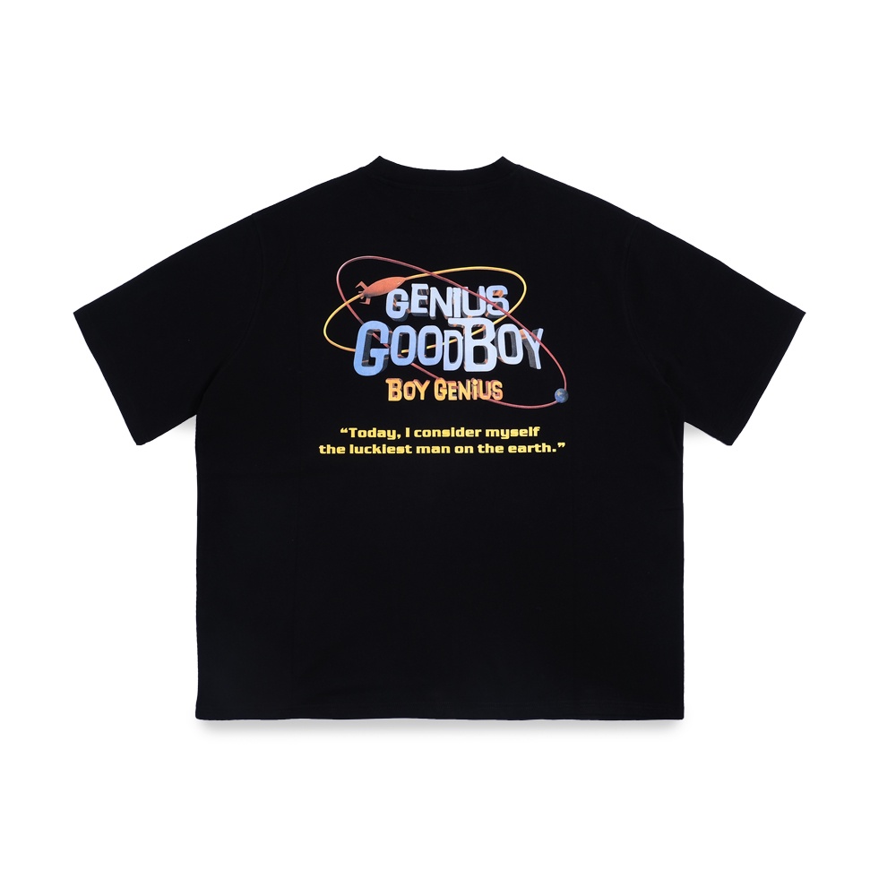 XOXOGOODBOY Boy Genius T-Shirt Black