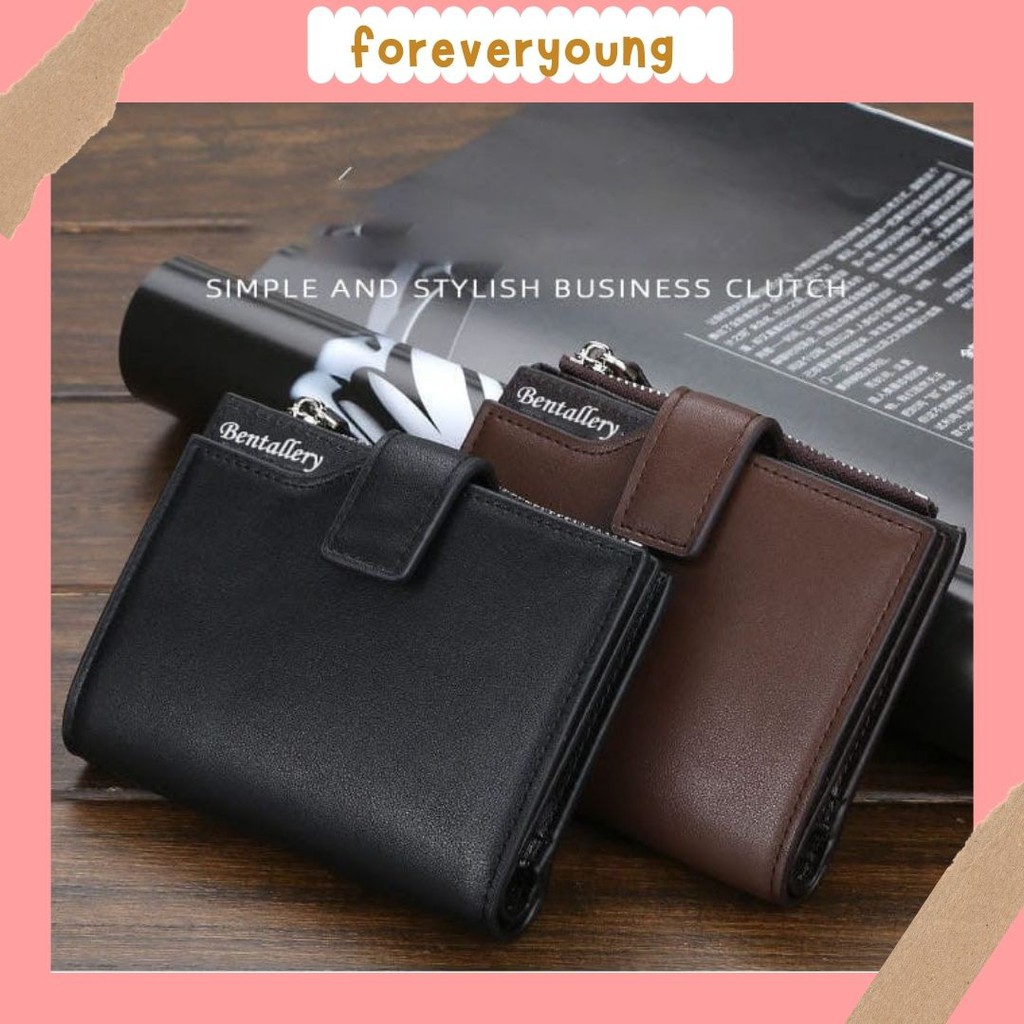 ( Fy )COD DOMPET IMPORT N11 DOMPET PRIA IMPORT DOMPET PENDEK DOMPET LIPAT REAL PIC