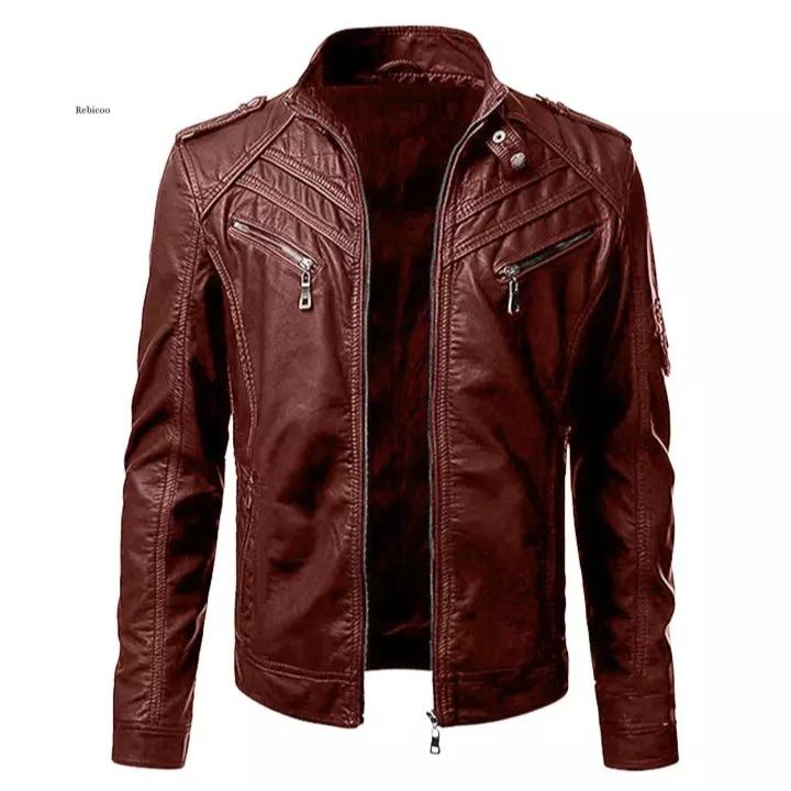 jaket kulit sintetis terbaru 2021