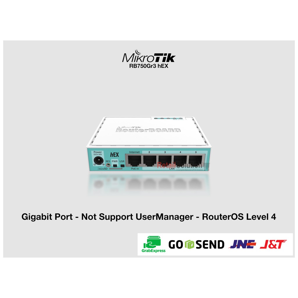 Mikrotik Routerboard RB750Gr3 hEX