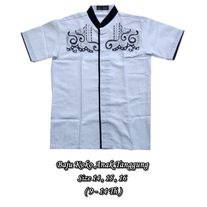 Baju Koko Anak Tanggung Warna Putih Pendek Shopee Indonesia Baju Koko Anak Tanggung Warna Putih Pendek Shopee Indonesia