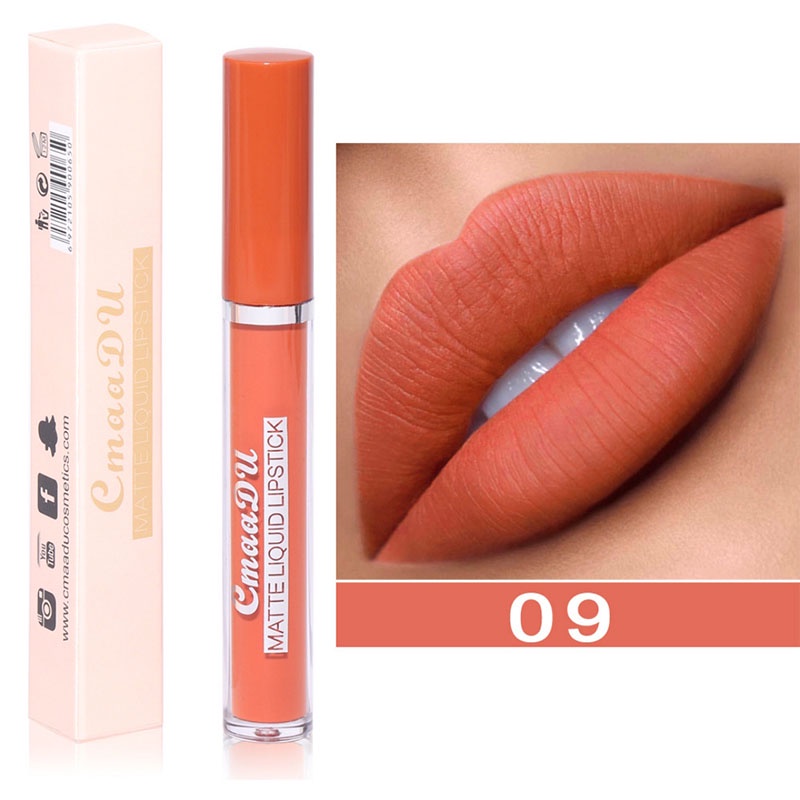 *COD*Lipstick Lip Gloss Melting Matte Lip Tint - Lipgloss Liptint Lipcream warna 10