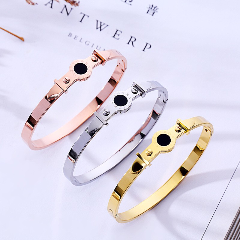 [NEW] Gelang Bracelet Wanita Aksesoris Titanium Korea Trend Masa Kini Cocok Hadiah GK117