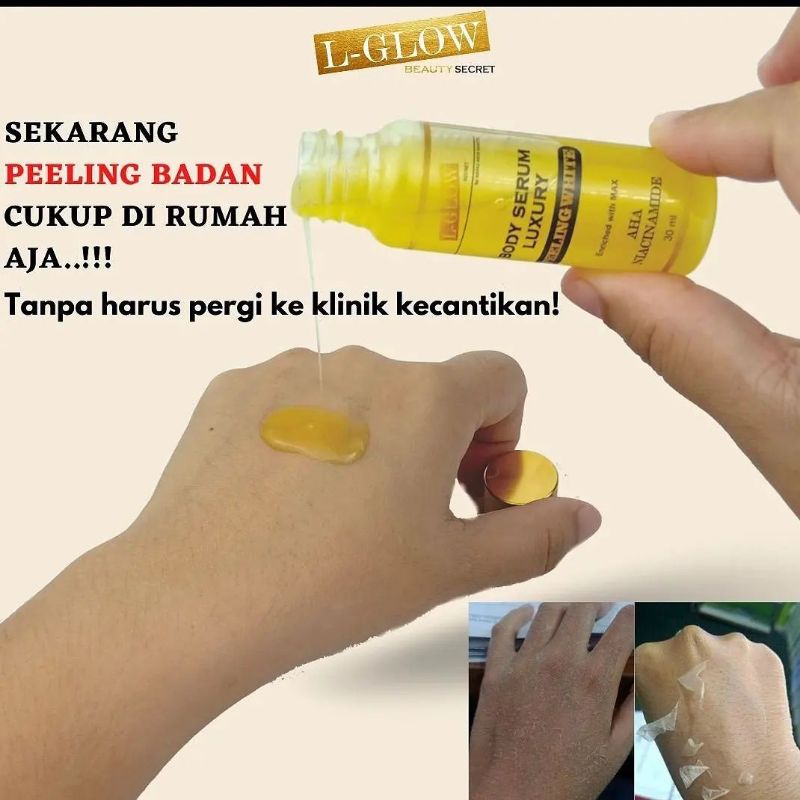 LGLOW PEELING LUXURY / AHA BODY PEELING / BODY SERUM LGLOW