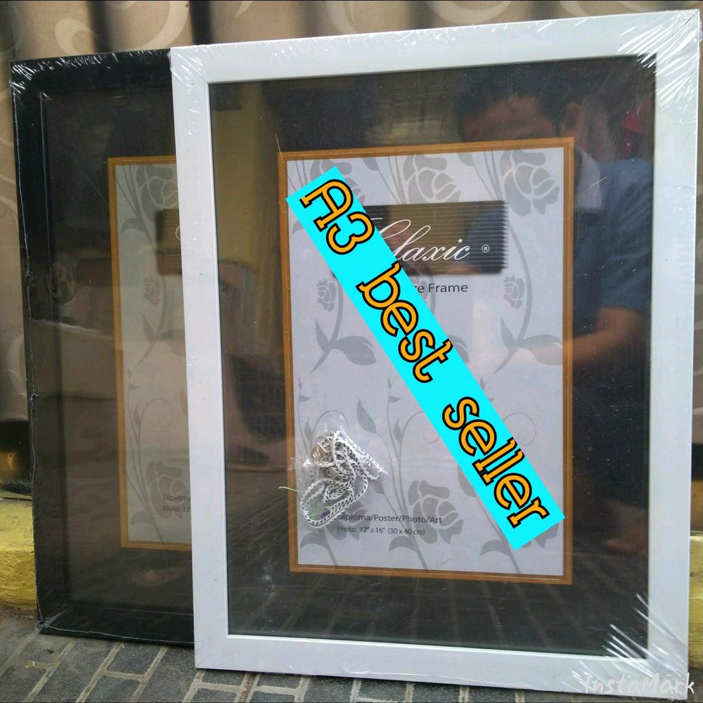 bingkai foto/frame foto/pigura foto ukuran A3(30x40) Limited
