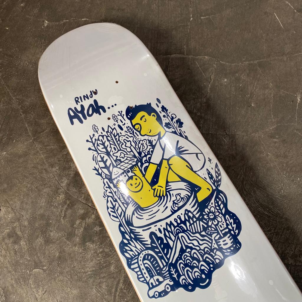 Puppets deck skateboard ayahibu series 2024 Murah Pemula original papan skate board